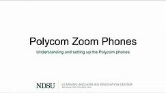 Setting up Polycom Zoom Phones