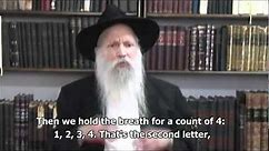 Jewish meditation #1 ● Intro to chedvah breathing ● Harav Yitzchak Ginsburgh