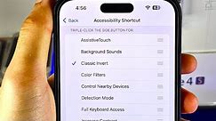 How to Use Accessibility Shortcut on iPhone