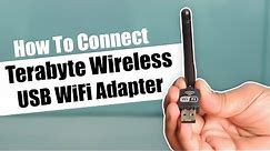Terabyte 600Mbps Wireless USB Adapter | WiFi Receiver | How to Setup and Install Drivers on Windows