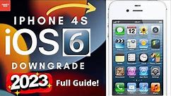 How to Jailbreak and Downgrade iPhone 4S to IOS 6.1.3 | 2023 (WORKING!)