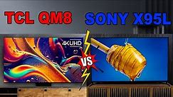 TCL QM8 QLED vs Sony X95L full Comparison | Review
