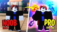 (CODE) Going From NOOB To PRO In New Roblox DEMON PIECE (1-250)