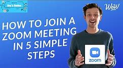 Guy's Guides for Seniors: How to join a Zoom Meeting in 5 Simple Steps