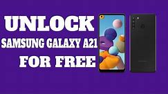 Unlock Samsung Galaxy A21 - Samsung A21 Network Unlock Code