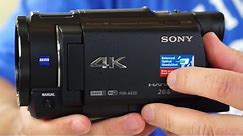 Sony FDR-AX33 4K (UHD) Camcorder Review. Plus Sample Video