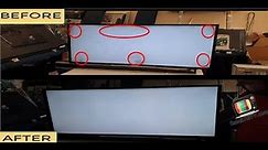 TV LED LCD ALL TV. how to remove. black spots. when they appear on your tv screen