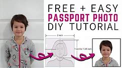 How to Make Passport Size Photo for FREE | How to Use Pixlr Tutorial + Canva Tutorial for Beginners