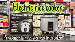 Panasonic SR-WA10H (SUS) Stainless Steel Automatic Electric Rice Cooker 1L | electric cooker