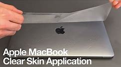 How to apply a MacBook Air Pro M2 M1 Clear Series Skin | Transparent Wrap | Invisible | ULTRA Skins