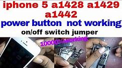 iphone 5 power button not working (on/off switch jumper) 10000%working