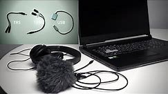 HOW TO CONNECT A MIC AND HEADPHONES TO YOUR LAPTOP (FIX)