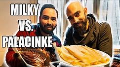 AMERICAN Tries SERBIAN (Balkan) Pancakes in Belgrade, Serbia 🇷🇸