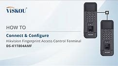 HOW TO : Connect & Configure IN-OUT reader for Hikvision Fingerprint Access Terminal DS-K1T804AMF!