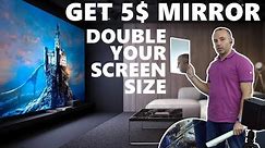 Double Your Screen with 5$ Mirror it is Insane !