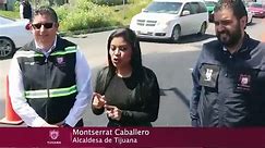 Mayor Montserrat Caballero inspects road repair works in the city of Tijuana - XXIV Ayuntamiento de 