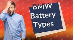 What type of battery does my BMW use?
