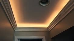 Crown Molding with Indirect Lighting Installation