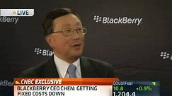 BlackBerry CEO: Foxconn taking on a lot of risk