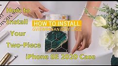 Tutorial丨How to Apply Gviewin Two-Piece Case to an iPhone SE 2020丨Installation & Removal Tutorial