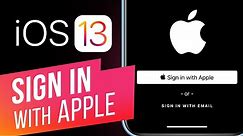 iOS 13: How to Use Sign In with Apple? Private Way to Sign into Apps and Websites using the Apple ID