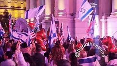 Crowds of Protesters Rally in Las Vegas in Support of Israel
