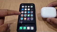 Connect AirPod Pro to iPhone 11