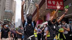 Thousands protest in Hong Kong after Beijing proposes new security bill