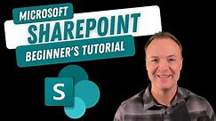 How to use Microsoft SharePoint - Beginner's Tutorial