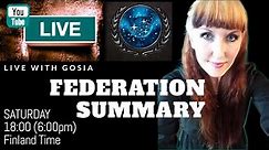 Federation of United Planets - Summary - Live with Gosia - Extraterrestrial Information