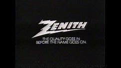 Zenith Television new Digital 27 inch stereo TV Commercial (1987)