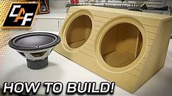 How to build - Wedge Subwoofer Box Enclosure! SIMPLE & LOUD!?