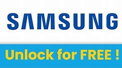 🔓 Unlock Samsung phone for FREE 🔓 Samsung SIM unlock codes