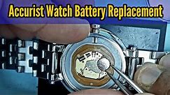 Accurist Watch Battery Replacement Tutorial, Miyota GM10 Movement | Watch Repair Channel
