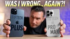 iPhone 15 Plus vs 15 Pro Max - REAL Differences after 1 week!