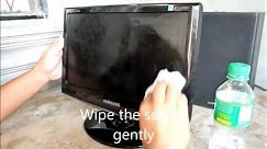 How to Clean Computer Monitor Screen