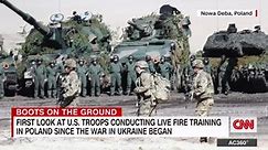 See first look at US forces conducting live fire training in Poland