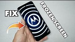Moto g play 2023 how to fix frozen screen/black, or non responsive screen for metro by t-mobile