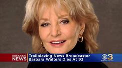 Barbara Walters, groundbreaking TV journalist, dies at 93