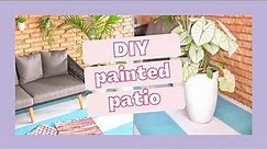 DIY | How To Paint Concrete Floors On Your Patio