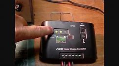 Solar Panel Charge Controller Bench Test