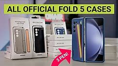 Samsung Galaxy Z Fold 5 - ALL OFFICIAL CASES!