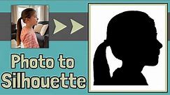 How to remove photo background and create a silhouette using iPhone and Cricut Design Space