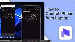 How to Control iPhone from Laptop! [Windows PC & Mac]