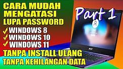 Cara membuka laptop yang lupa password lupa password laptop windows 10