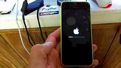 iPhone 5C Info - to Reset Using Recovery Mode