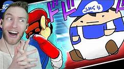 WHY IS HE BIG??!! Reacting to "SMG4: War On Beeg SMG4"