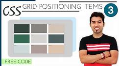 How to Position CSS Grid Items in 3 Ways & Challenge for You 🔥