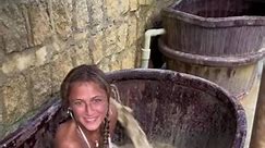 Girl is taking a mud bath in Vietnam!