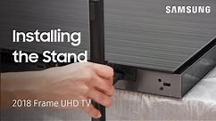 Install the Stand on Your 2018 Frame UHD TV | Samsung US